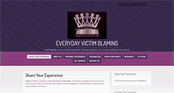 Desktop Screenshot of everydayvictimblaming.com